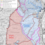 San Juan NF - Hermosa Creek Watershed - Motorized Vehicle Travel Map Preview 1
