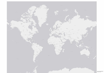 World Map (light gray) Preview 1