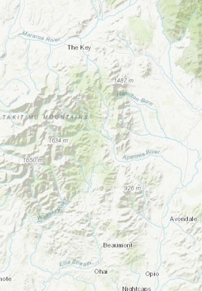 New Zealand - Topographic Preview 1