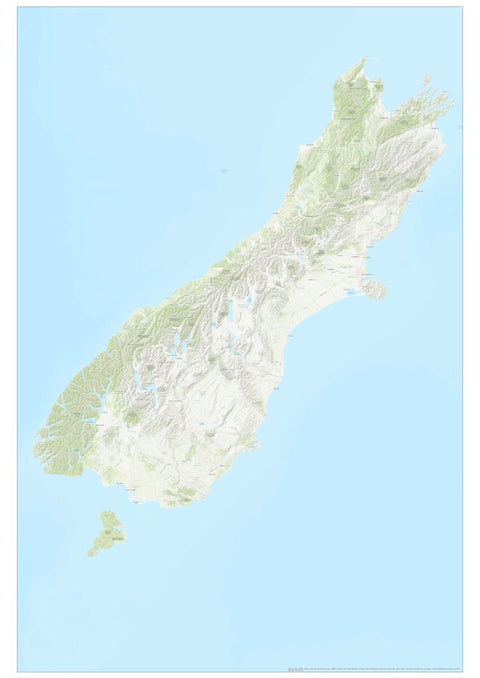 NZ South Island-Topographic Preview 1