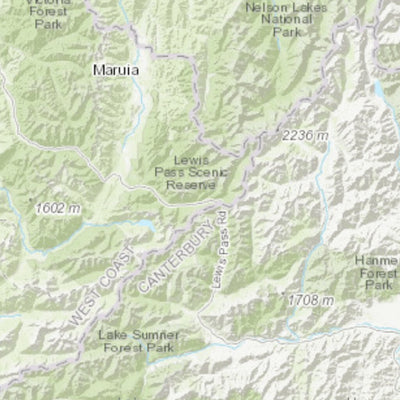 NZ South Island-Topographic Preview 3