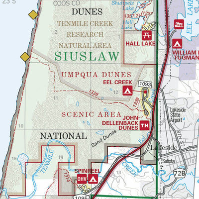 Central Coast Ranger District Map - ODNRA South Preview 3