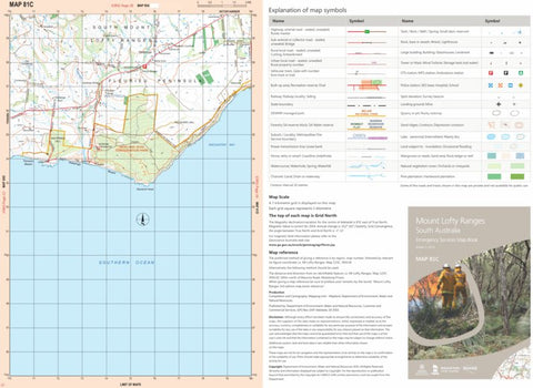 Mount Lofty Ranges Map 81C Preview 1
