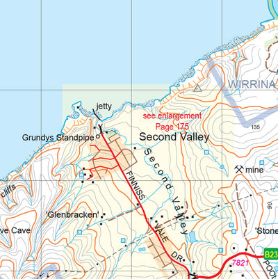 Mount Lofty Ranges Map 93B & 93A Preview 3