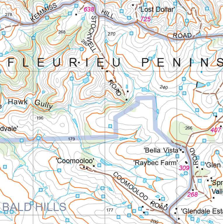 Mount Lofty Ranges Map 94B by Mapland - Department for Environment and ...