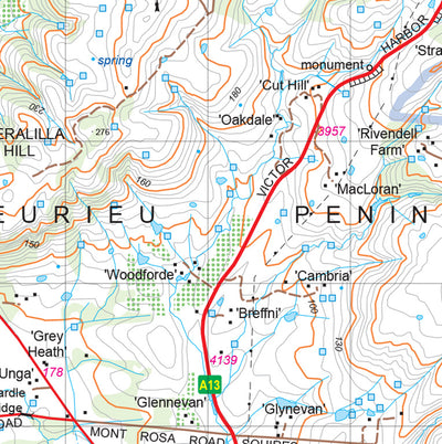 Mount Lofty Ranges Map 95B Preview 2