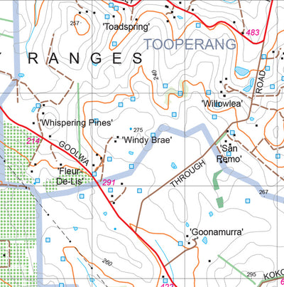 Mount Lofty Ranges Map 95D Preview 3