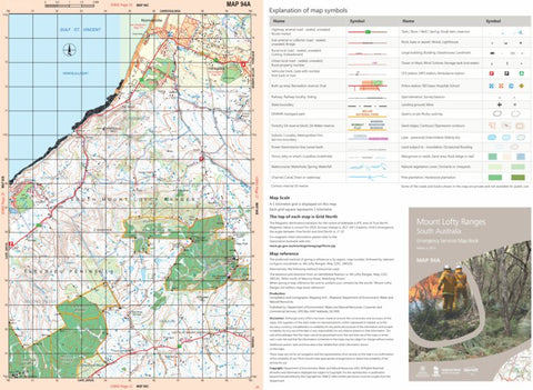 Mount Lofty Ranges Map 94A Preview 1