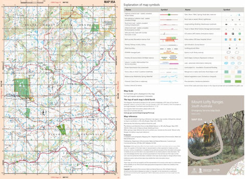 Mount Lofty Ranges Map 95A Preview 1