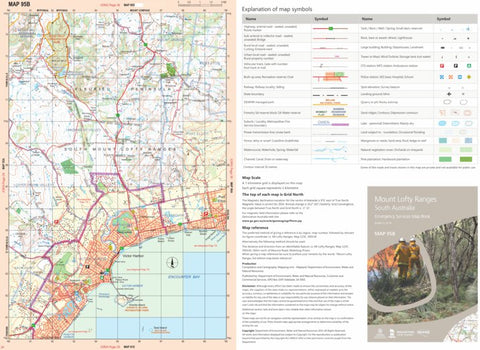 Mount Lofty Ranges Map 95B Preview 1