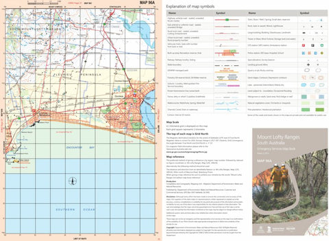 Mount Lofty Ranges Map 96A Preview 1