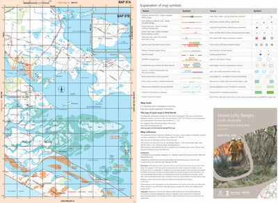 Mount Lofty Ranges Map 97A & 97B Preview 1