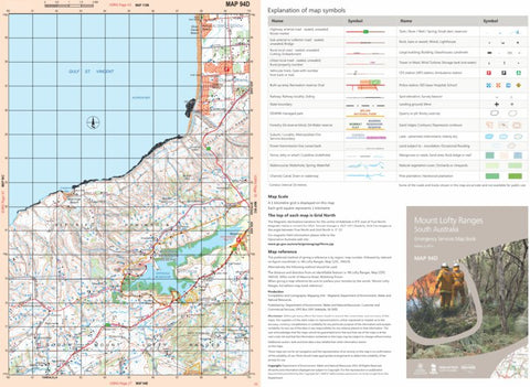 Mount Lofty Ranges Map 94D Preview 1