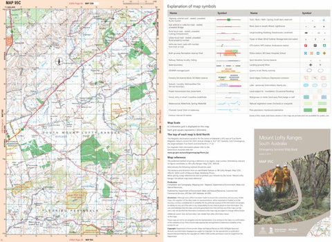 Mount Lofty Ranges Map 95C Preview 1