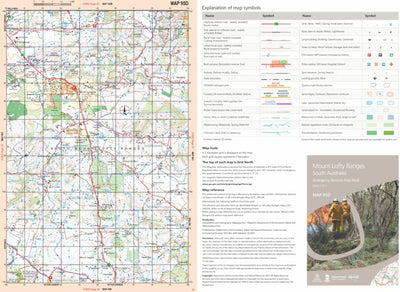 Mount Lofty Ranges Map 95D Preview 1