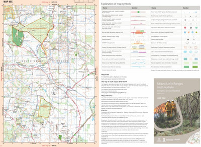 Mount Lofty Ranges Map 96C Preview 1