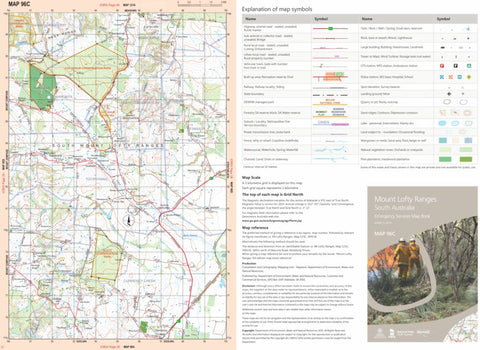 Mount Lofty Ranges Map 96C Preview 1