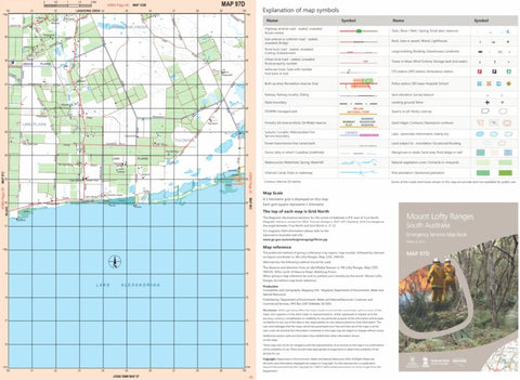 Mount Lofty Ranges Map 97D Preview 1
