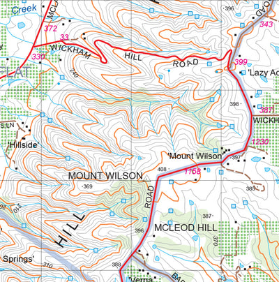 Mount Lofty Ranges Map 120B Preview 2