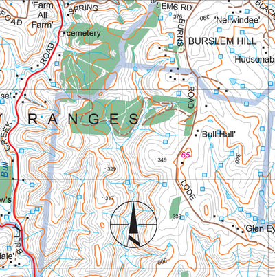 Mount Lofty Ranges Map 121A Preview 3