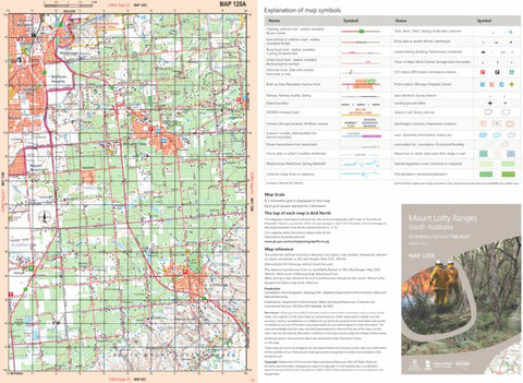 Mount Lofty Ranges Map 120A Preview 1