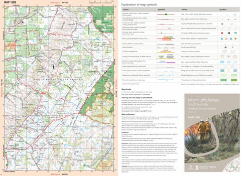 Mount Lofty Ranges Map 120B Preview 1