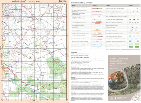 Mount Lofty Ranges Map 122A Preview 1
