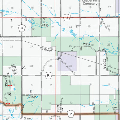Comanche National Grassland Visitor Map (East Half) Preview 2