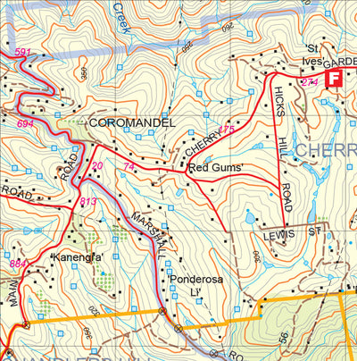 Mount Lofty Ranges Map 120D Preview 2