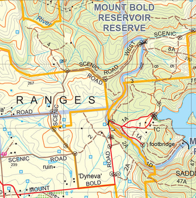 Mount Lofty Ranges Map 120D Preview 3