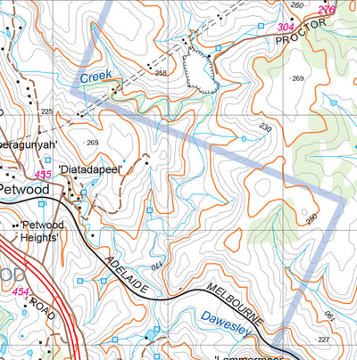 Mount Lofty Ranges Map 122C Preview 2