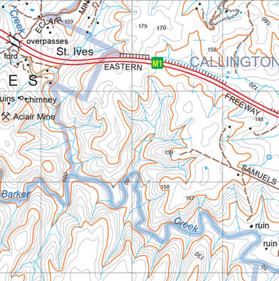 Mount Lofty Ranges Map 122C Preview 3