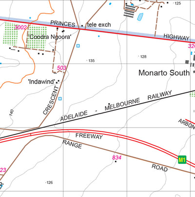 Mount Lofty Ranges Map 122D Preview 3