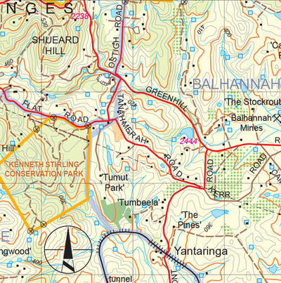Mount Lofty Ranges Map 149A Preview 3
