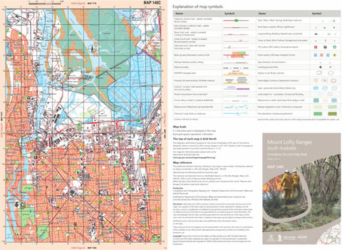 Mount Lofty Ranges Map 148C Preview 1