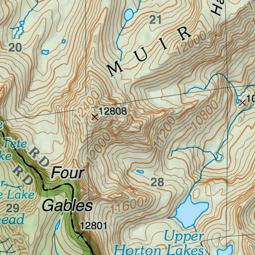 Mount Tom Map Mount Tom Map by US Forest Service R5 | Avenza Maps