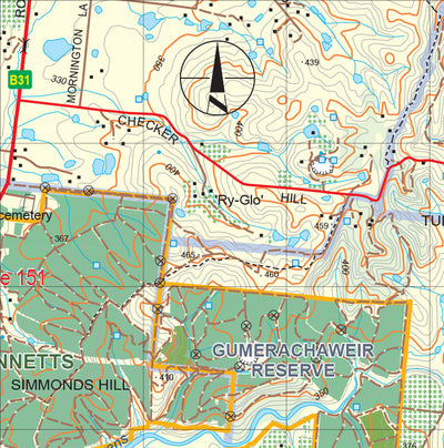 Mount Lofty Ranges Map 149D Preview 2