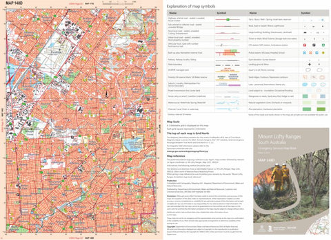 Mount Lofty Ranges Map 148D Preview 1