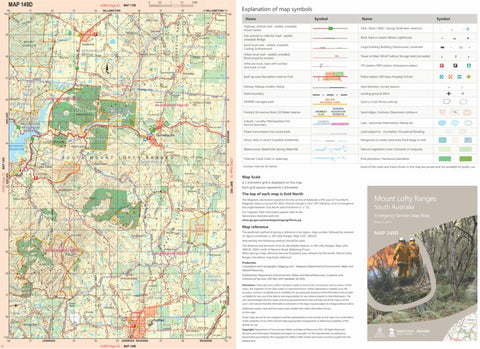 Mount Lofty Ranges Map 149D Preview 1