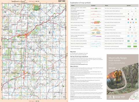 Mount Lofty Ranges Map 150C Preview 1