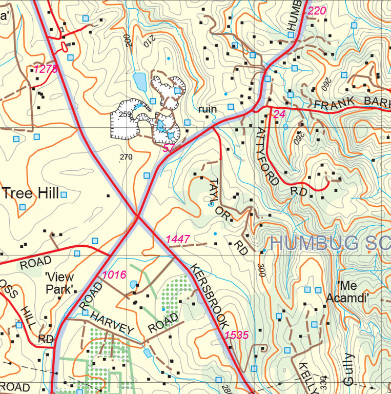 Mount Lofty Ranges Map 178A by Mapland - Department for Environment and ...