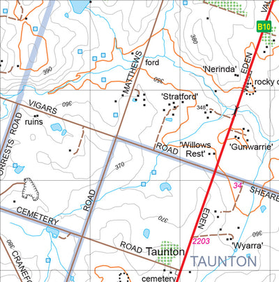 Mount Lofty Ranges Map 179B Preview 2