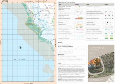 Mount Lofty Ranges Map 176B Preview 1