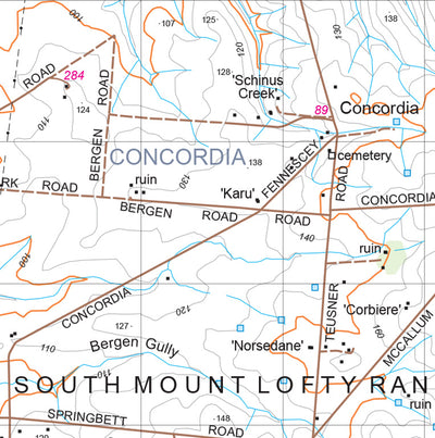 Mount Lofty Ranges Map 178C Preview 3