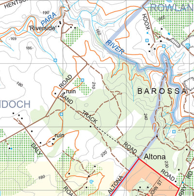 Mount Lofty Ranges Map 178D Preview 3