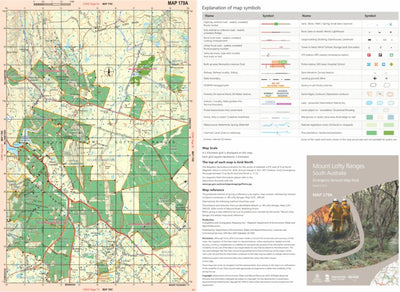 Mount Lofty Ranges Map 179A Preview 1