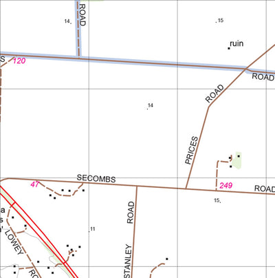 Mount Lofty Ranges Map 205A Preview 2