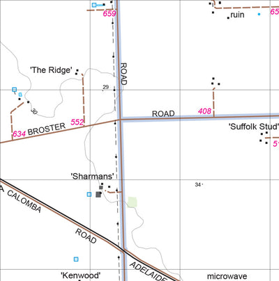 Mount Lofty Ranges Map 205B Preview 2