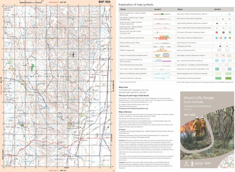 Mount Lofty Ranges Map 180A Preview 1