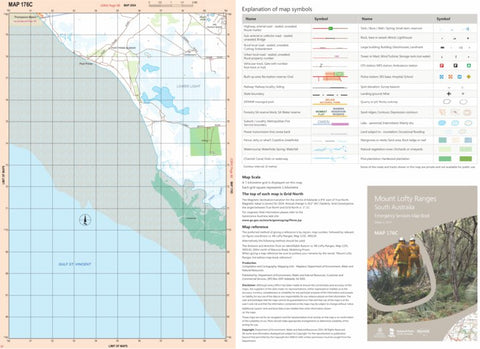 Mount Lofty Ranges Map 176C Preview 1
